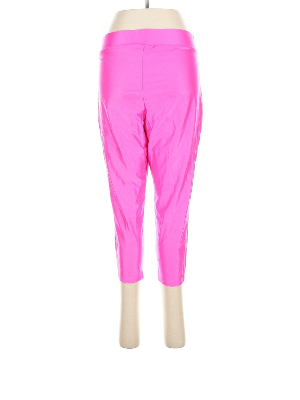 torrid Neon Pink Stretch Cropped Capris - Picture 2 of 5